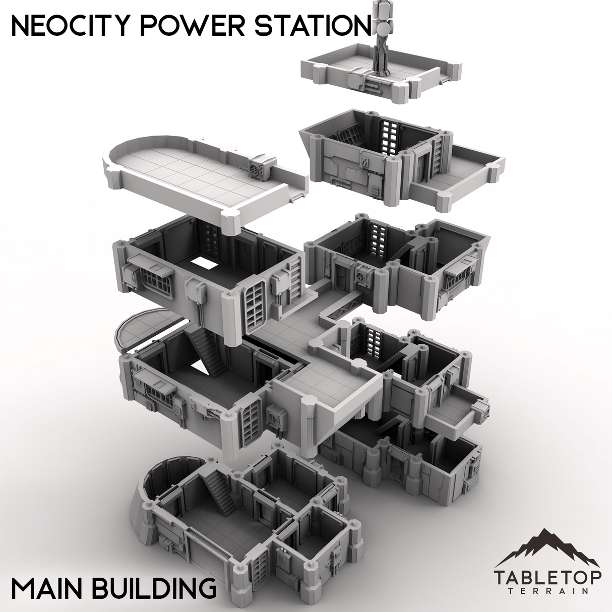 Tabletop Terrain Terrain NeoCity Power Station