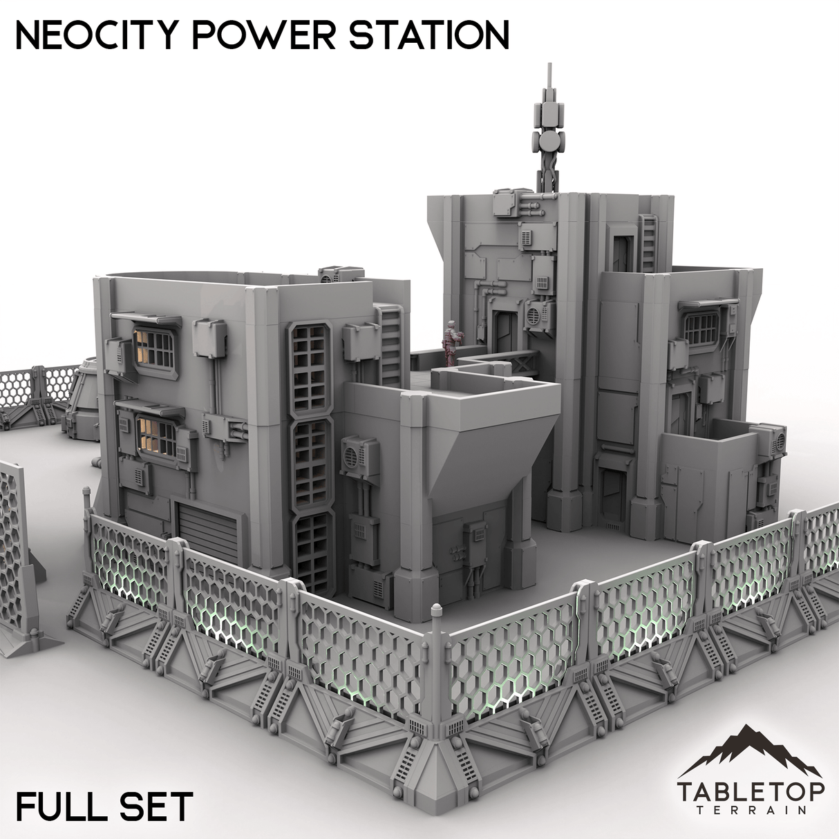 Tabletop Terrain Terrain NeoCity Power Station