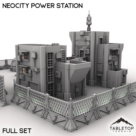 Tabletop Terrain Terrain NeoCity Power Station