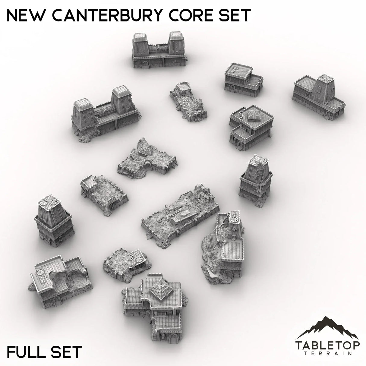 Tabletop Terrain Terrain New Canterbury Core Set - 6mm