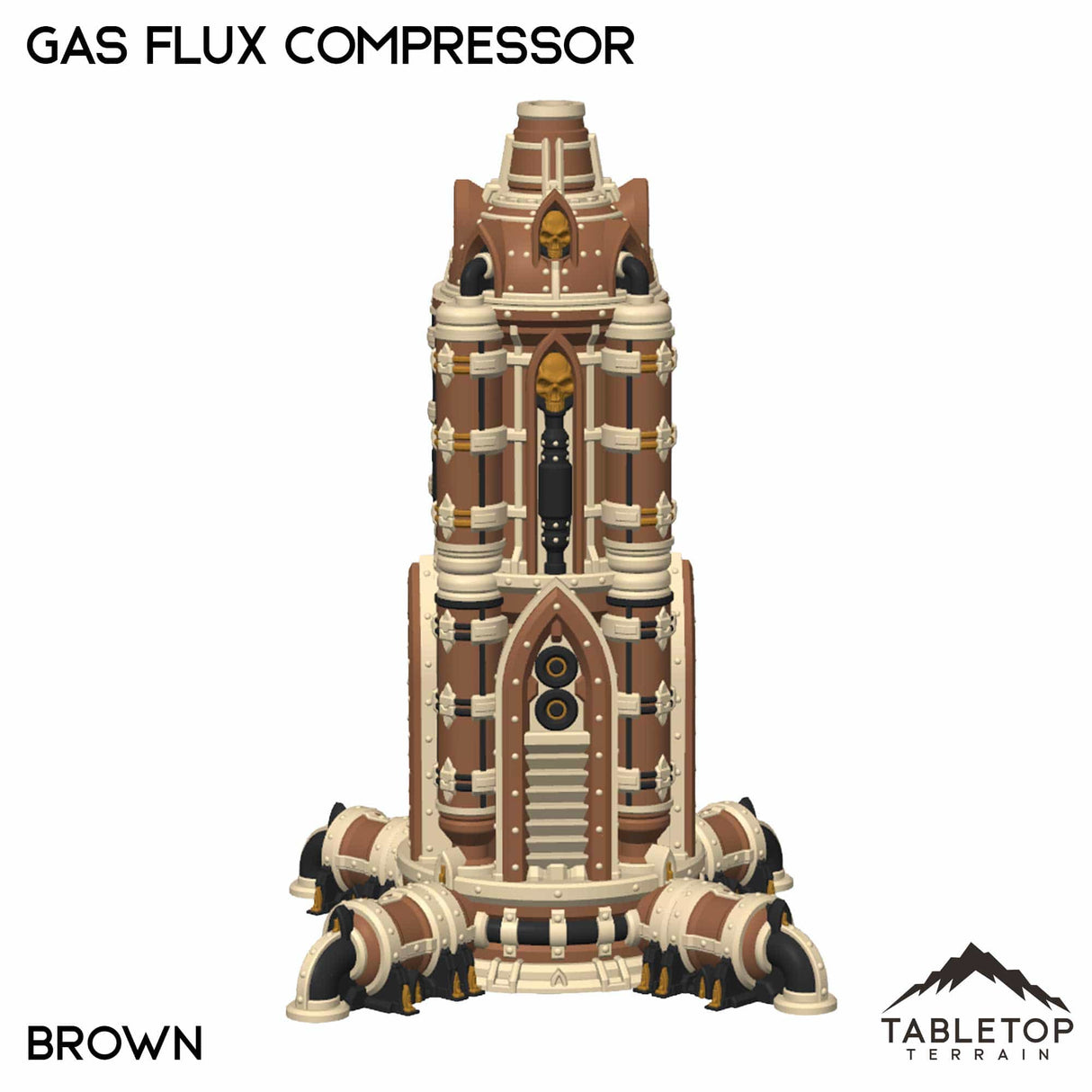 Tabletop Terrain Terrain NextGen Color - Brown Gas Flux Compressor