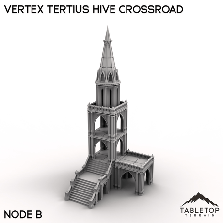 Tabletop Terrain Terrain Node B / 28/32mm Vertex Tertius Hive Crossroad