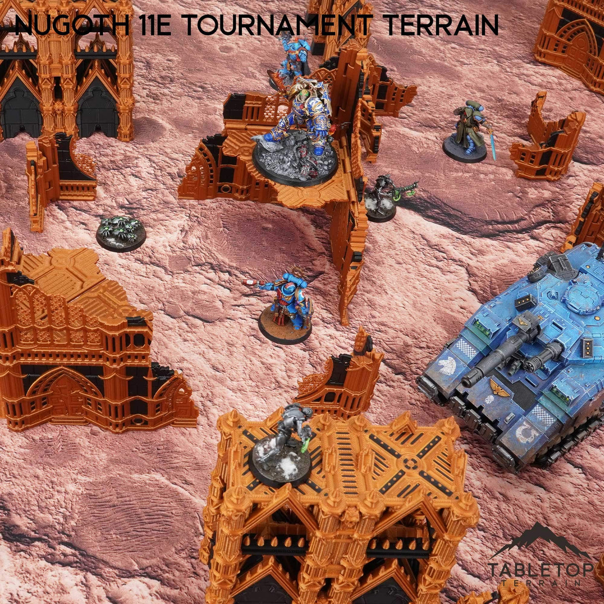 Tabletop Terrain Terrain NuGoth 11e Foldable Tournament Terrain