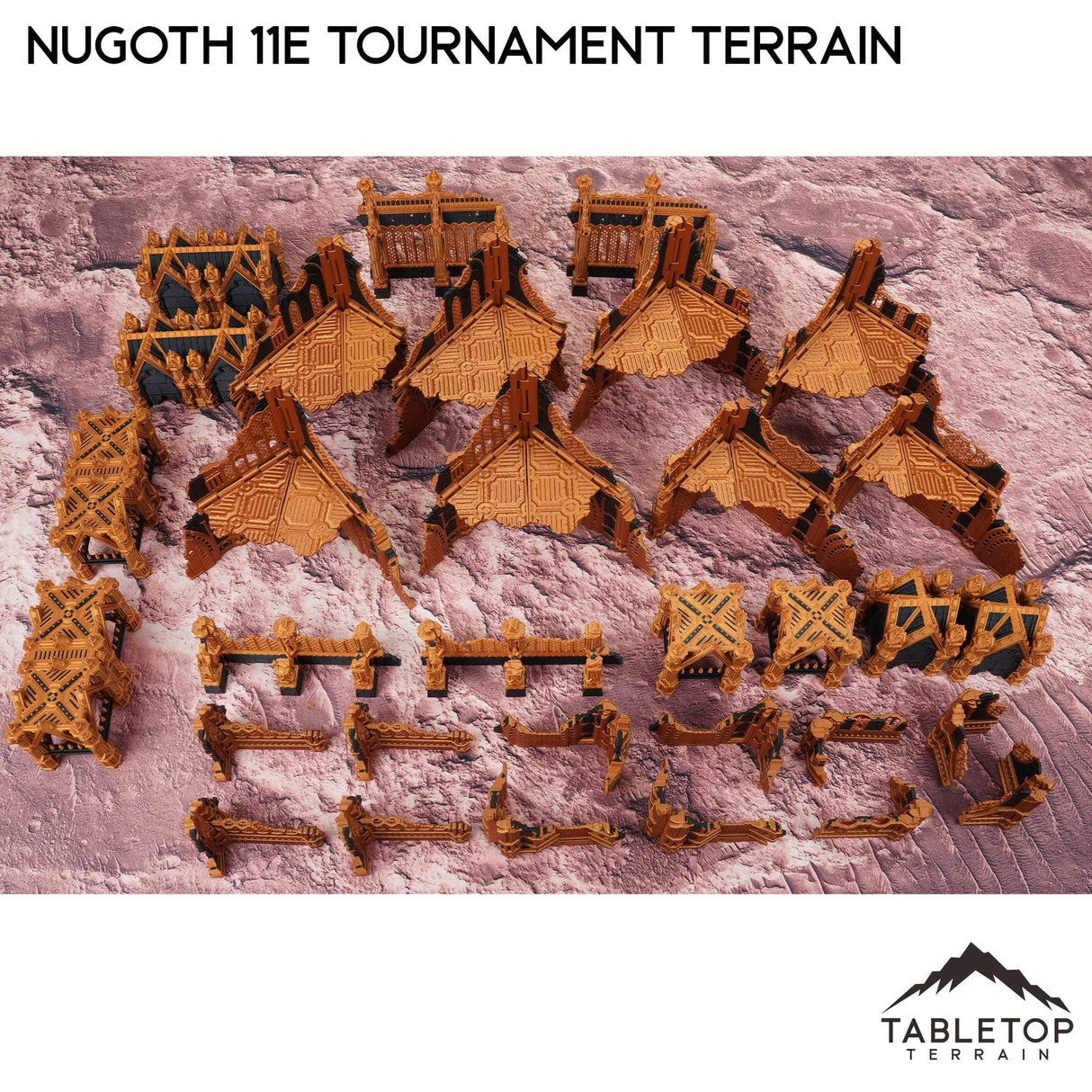 Tabletop Terrain Terrain NuGoth 11e Foldable Tournament Terrain