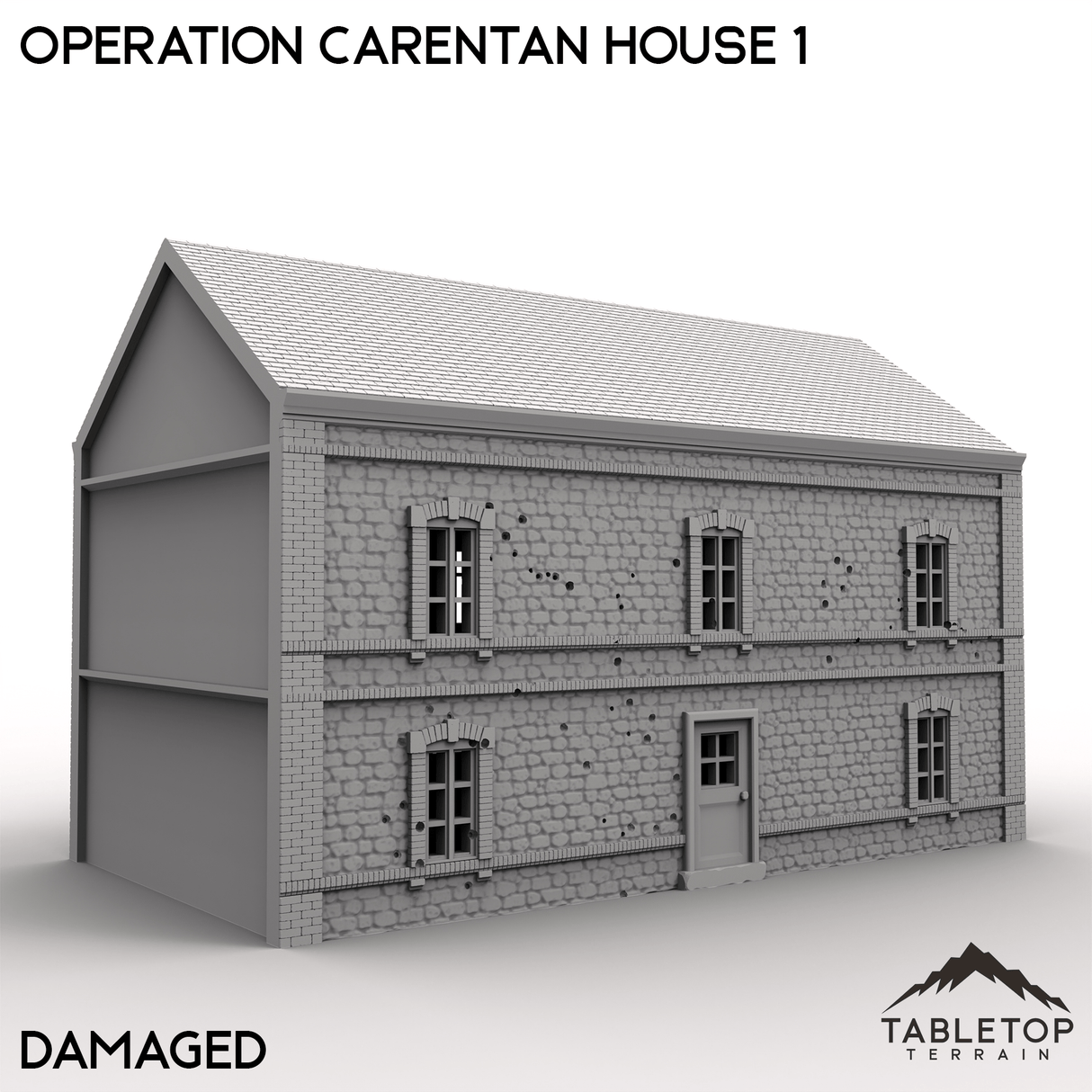 Tabletop Terrain Terrain Operation Carentan House 1
