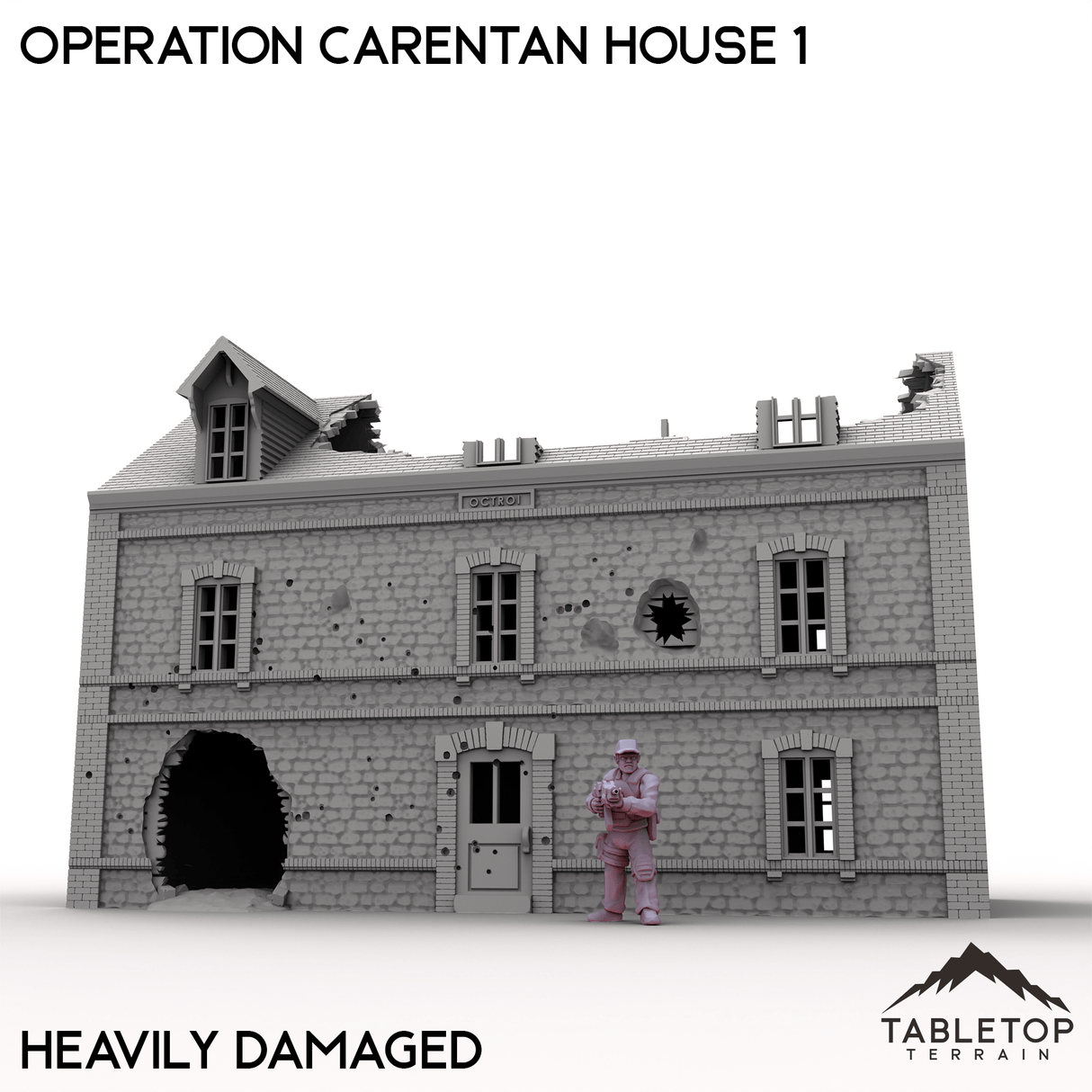 Tabletop Terrain Terrain Operation Carentan House 1