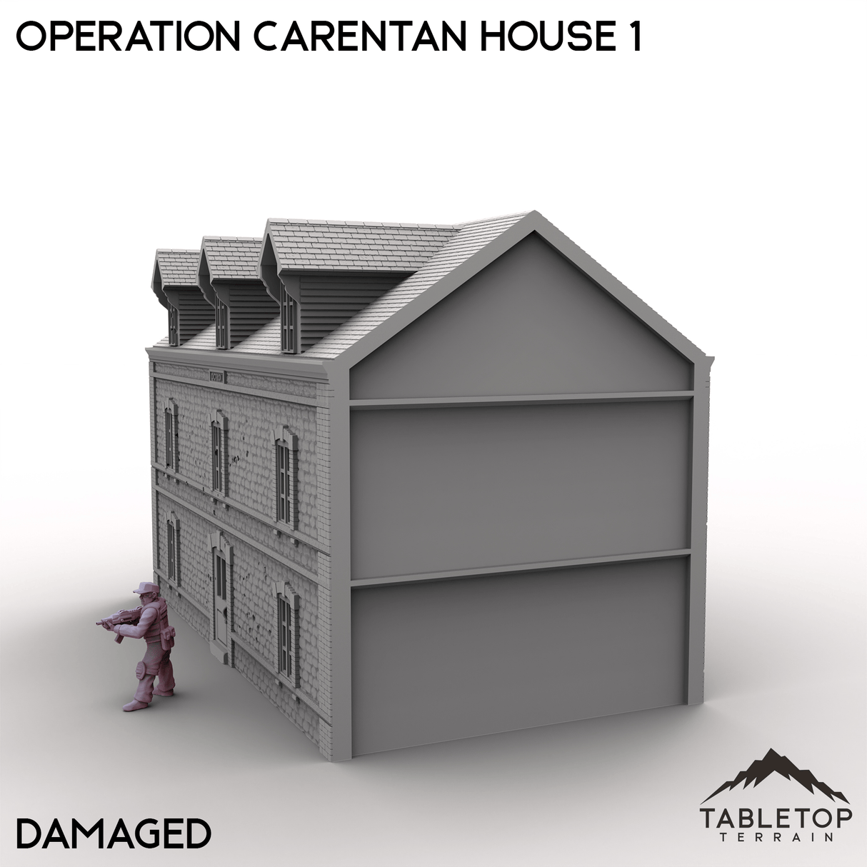 Tabletop Terrain Terrain Operation Carentan House 1