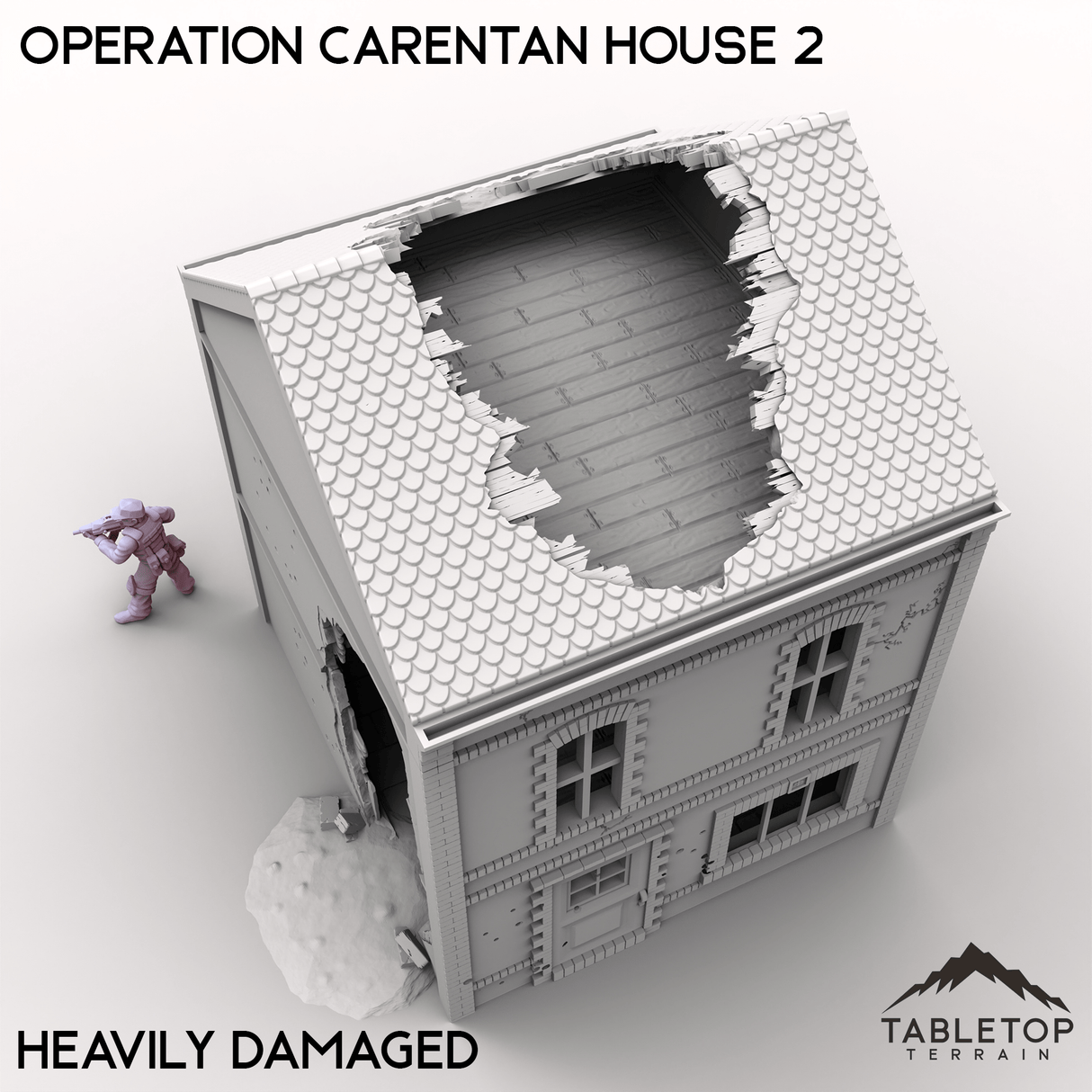 Tabletop Terrain Terrain Operation Carentan House 2
