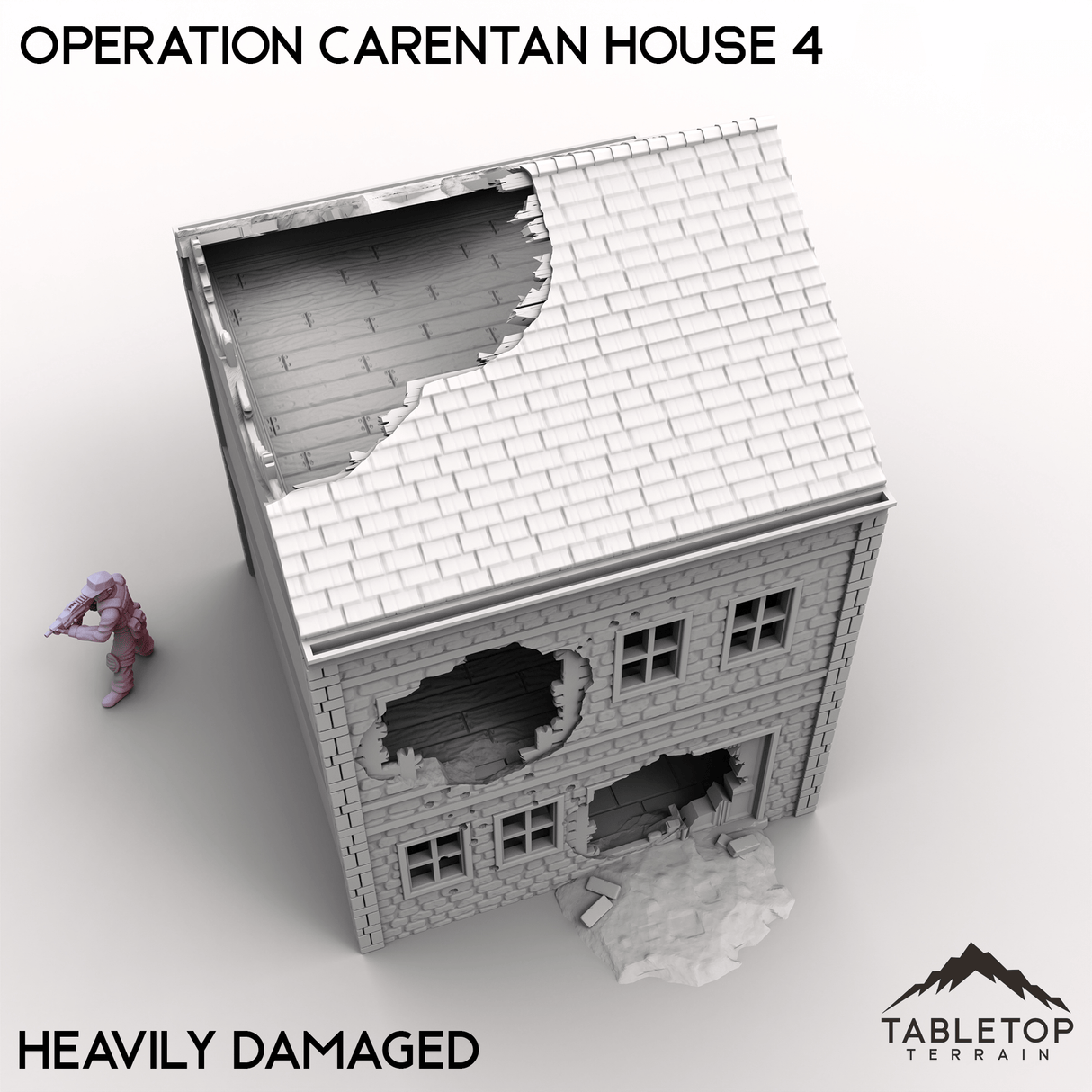 Tabletop Terrain Terrain Operation Carentan House 4