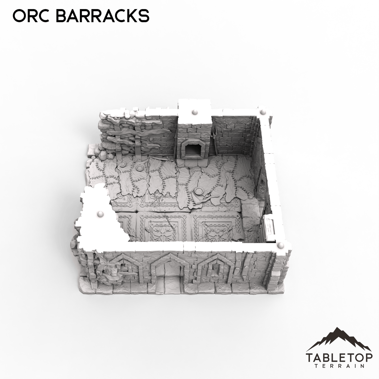 Tabletop Terrain Terrain Orc Barracks - Kingdom of Azragor