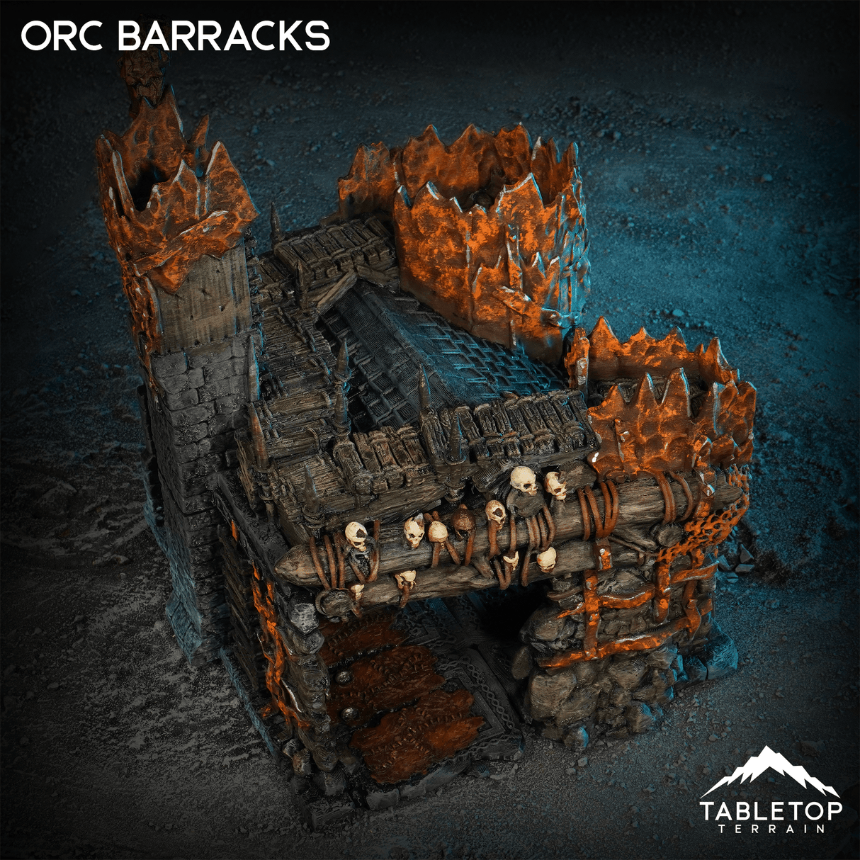 Tabletop Terrain Terrain Orc Barracks - Kingdom of Azragor
