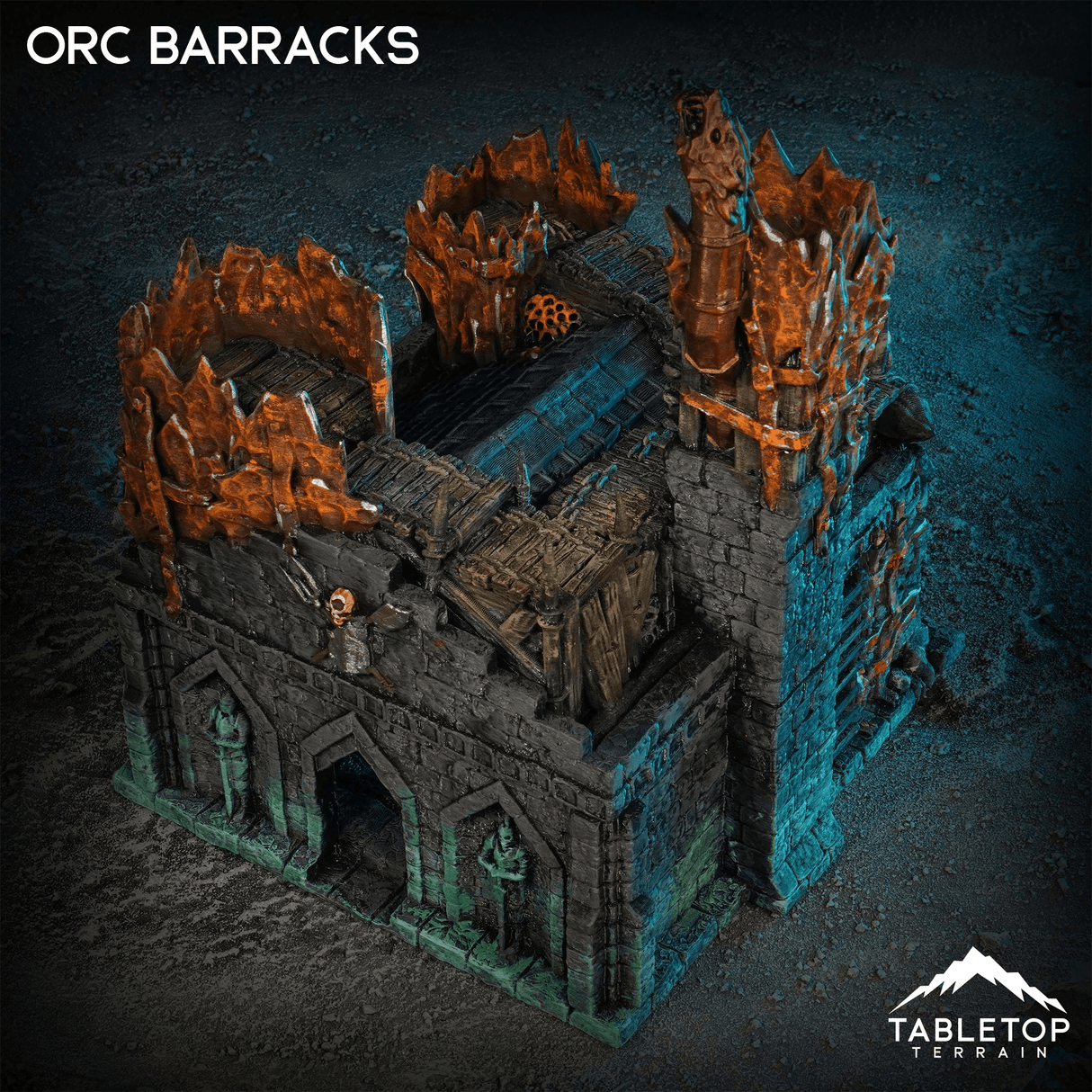 Tabletop Terrain Terrain Orc Barracks - Kingdom of Azragor