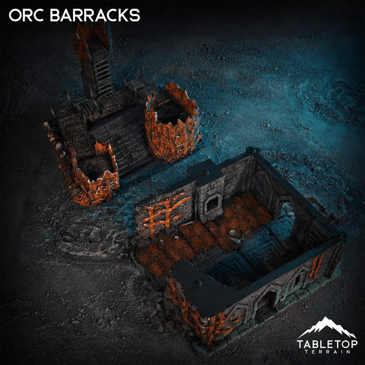 Tabletop Terrain Terrain Orc Barracks - Kingdom of Azragor