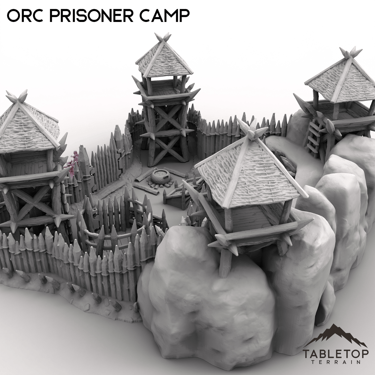 Tabletop Terrain Terrain Orc Prisoner Camp