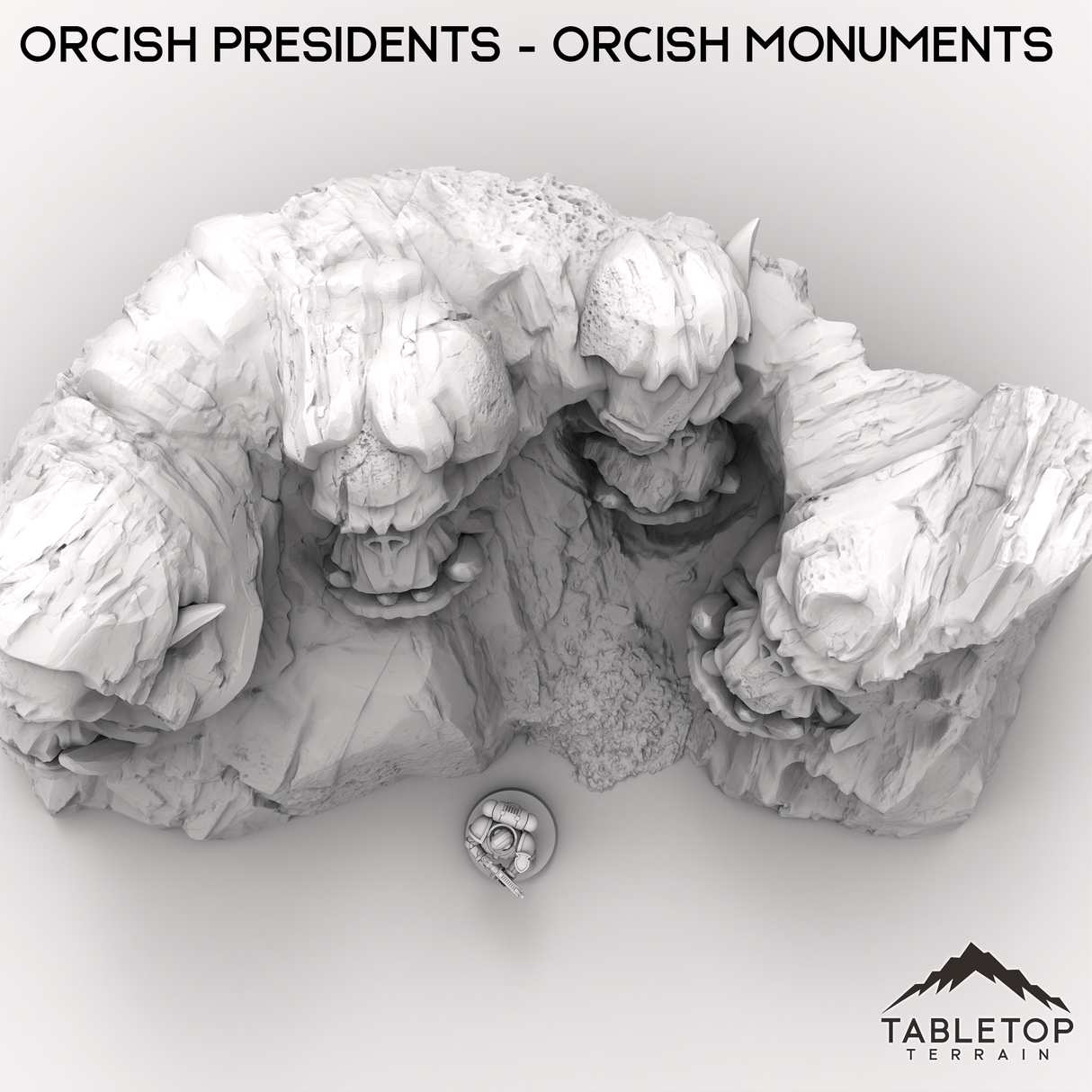 Tabletop Terrain Terrain Orcish Presidents - Orcish Monuments