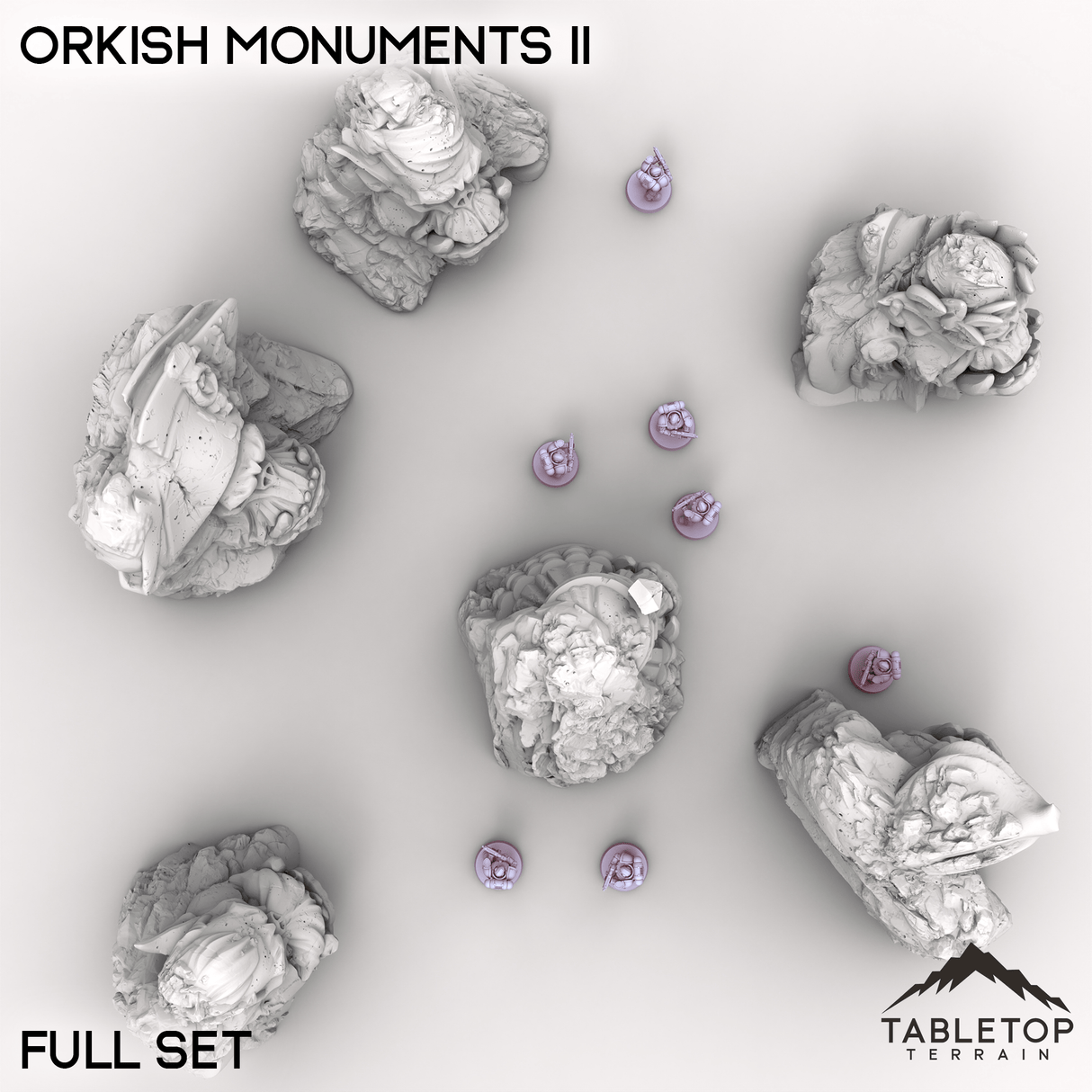 Tabletop Terrain Terrain Orkish Monuments II