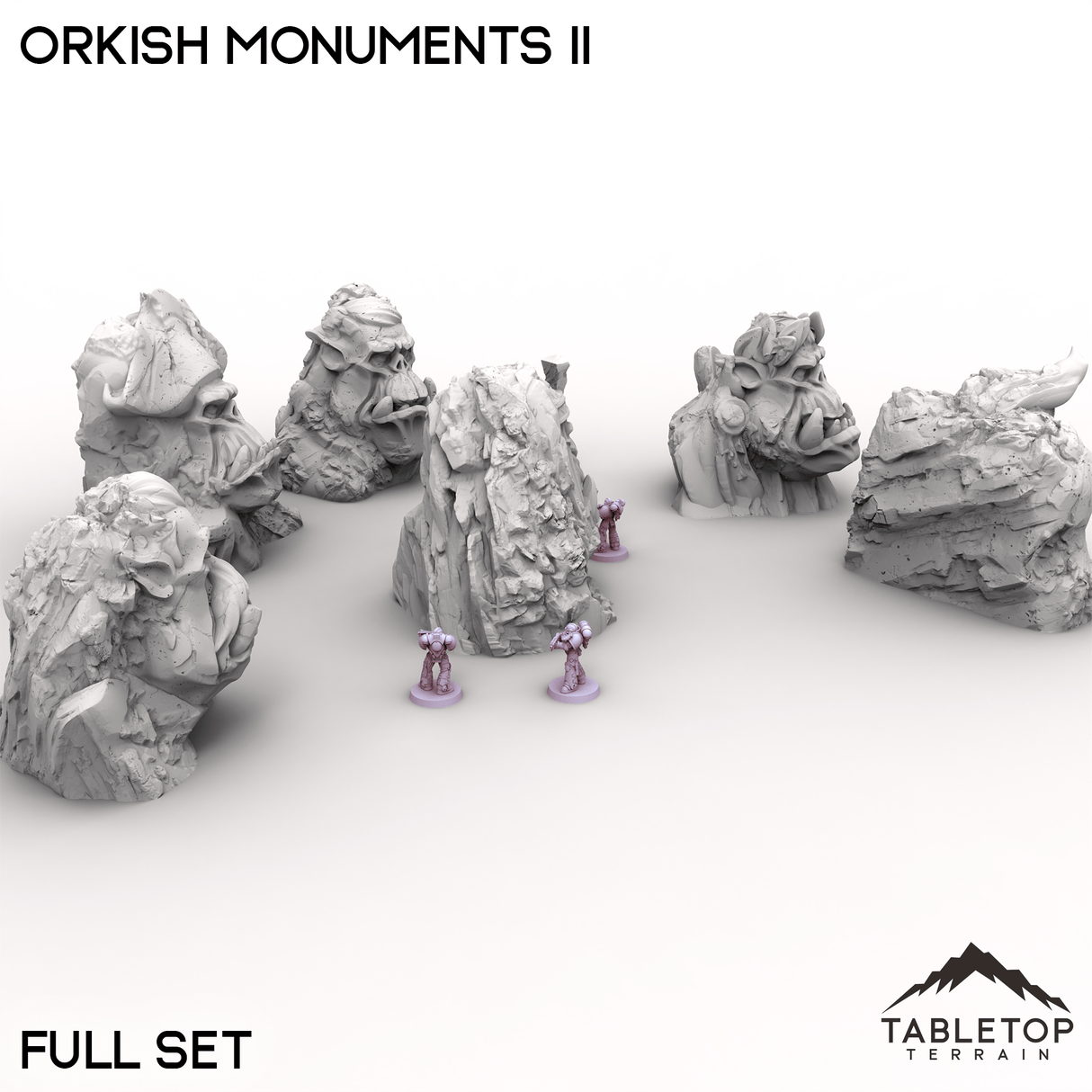 Tabletop Terrain Terrain Orkish Monuments II