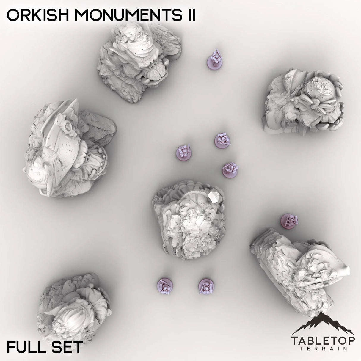 Tabletop Terrain Terrain Orkish Monuments II