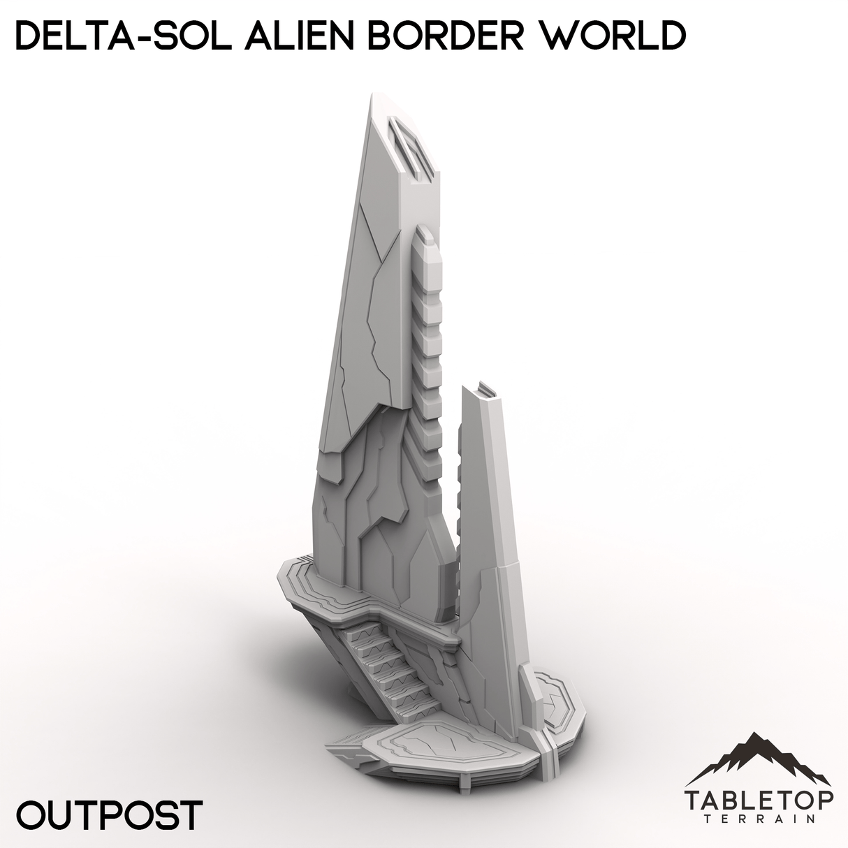 Tabletop Terrain Terrain Outpost / 28/32mm Delta-sol Alien Border World