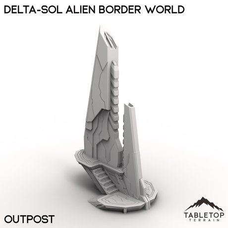 Tabletop Terrain Terrain Outpost / 28/32mm Delta-sol Alien Border World