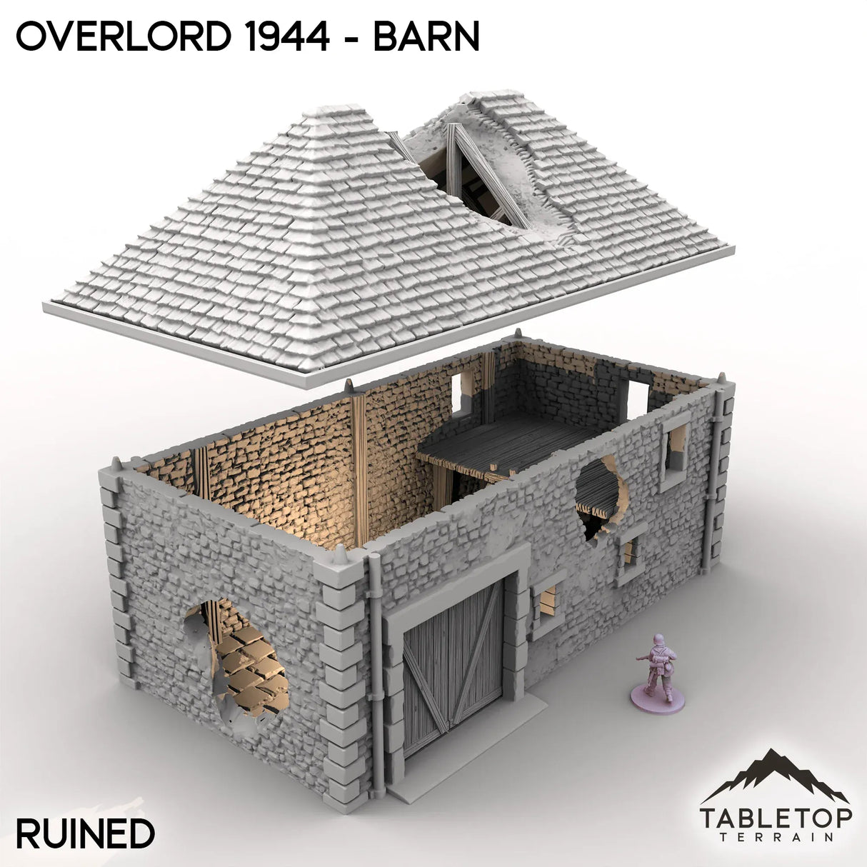 Tabletop Terrain Terrain Overlord 1944 - Barn
