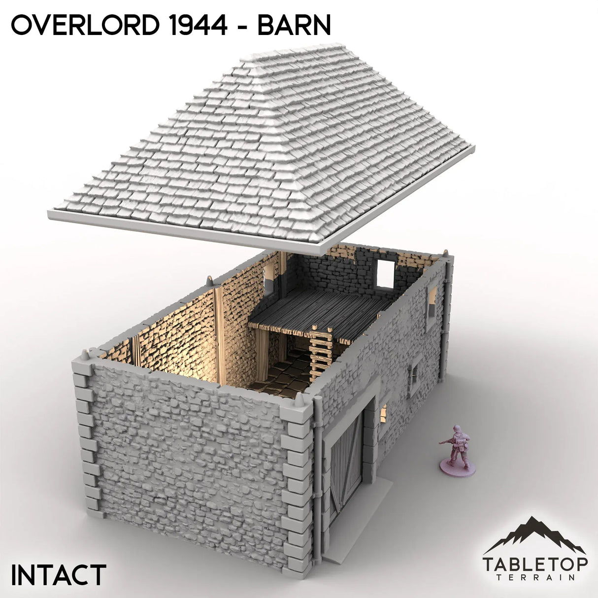 Tabletop Terrain Terrain Overlord 1944 - Barn