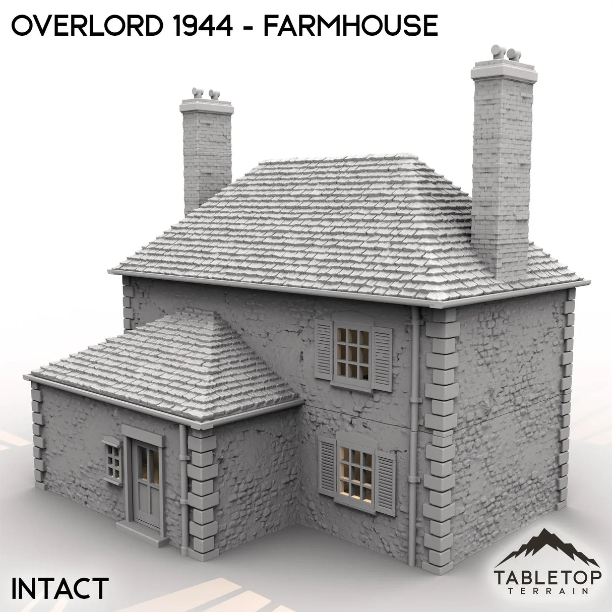 Tabletop Terrain Terrain Overlord 1944 - Farmhouse