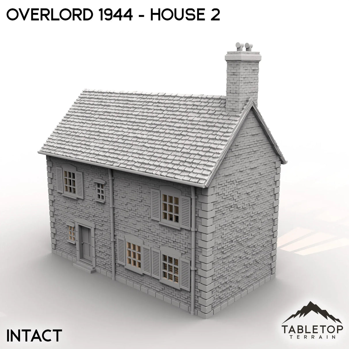 Tabletop Terrain Terrain Overlord 1944 - House 2