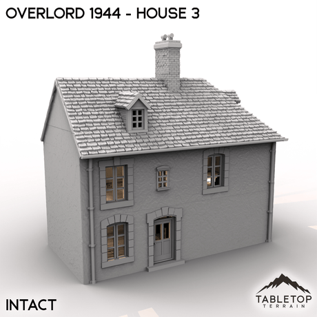 Tabletop Terrain Terrain Overlord 1944 - House 3