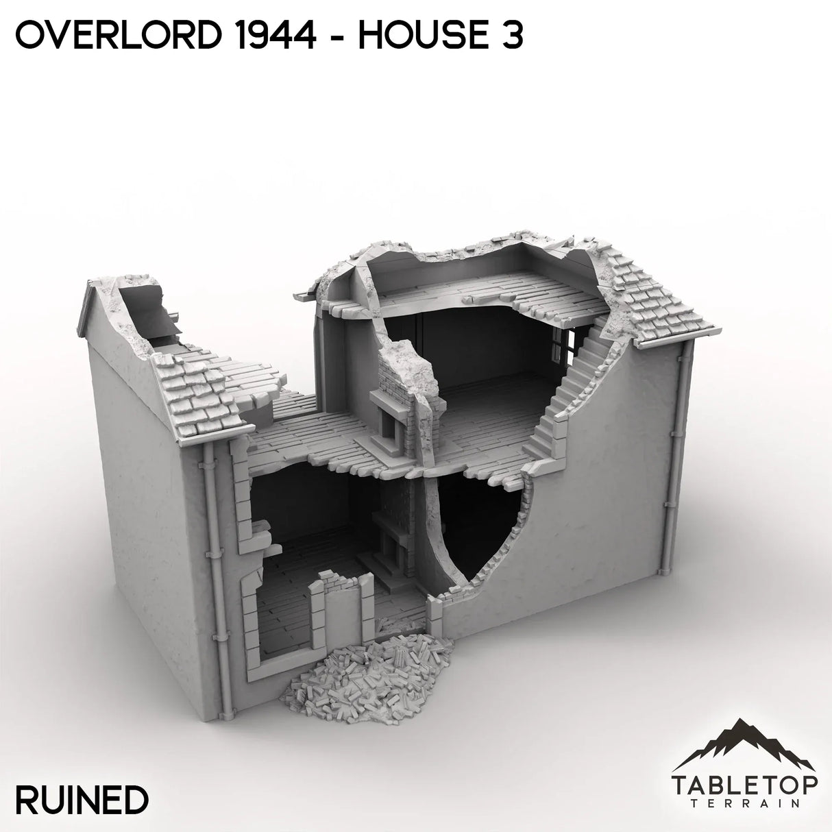 Tabletop Terrain Terrain Overlord 1944 - House 3