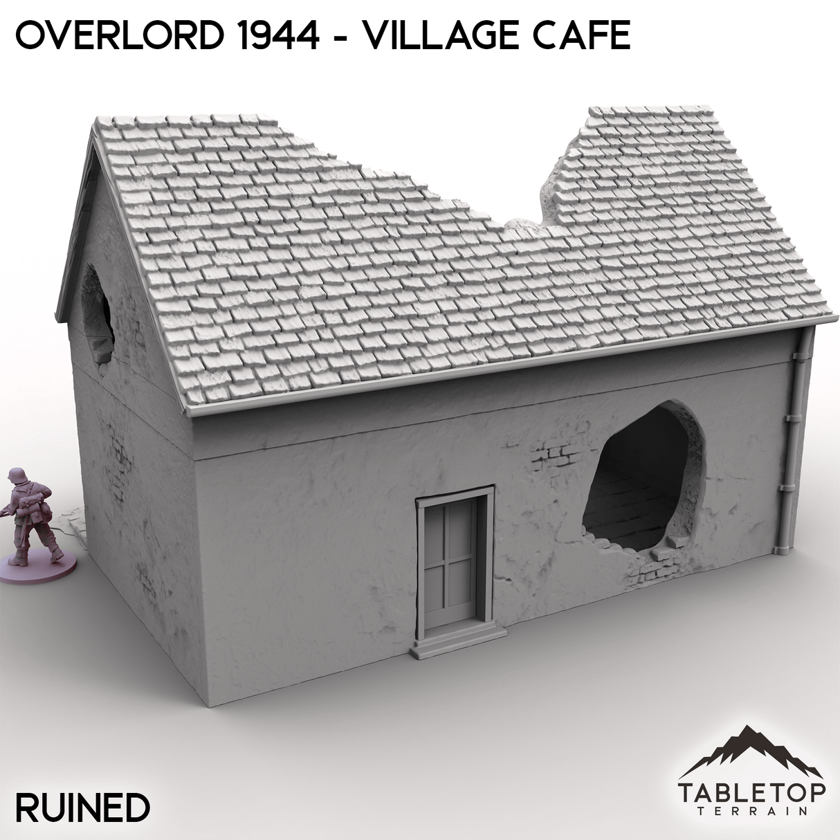 Tabletop Terrain Terrain Overlord 1944 - Village Cafe