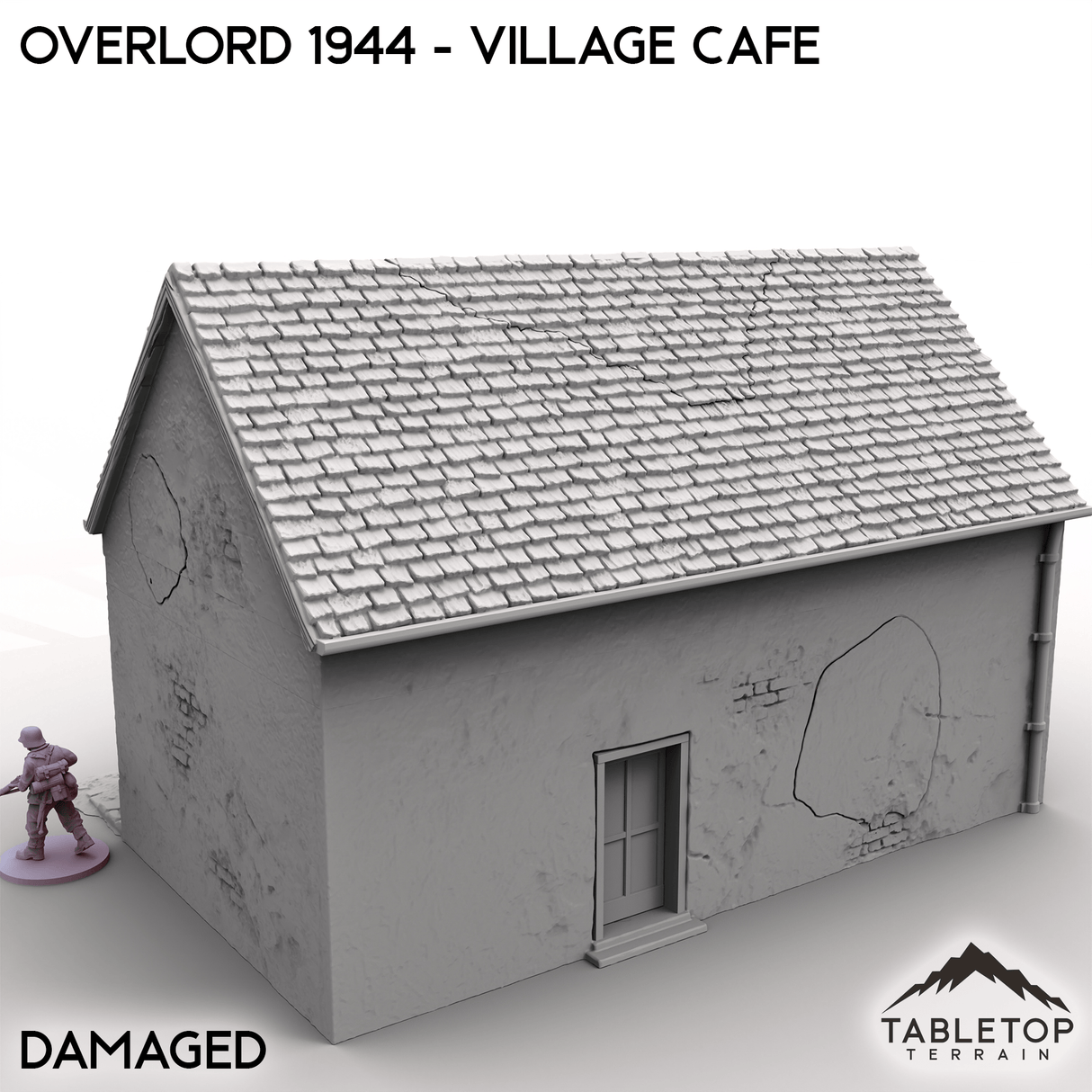 Tabletop Terrain Terrain Overlord 1944 - Village Cafe