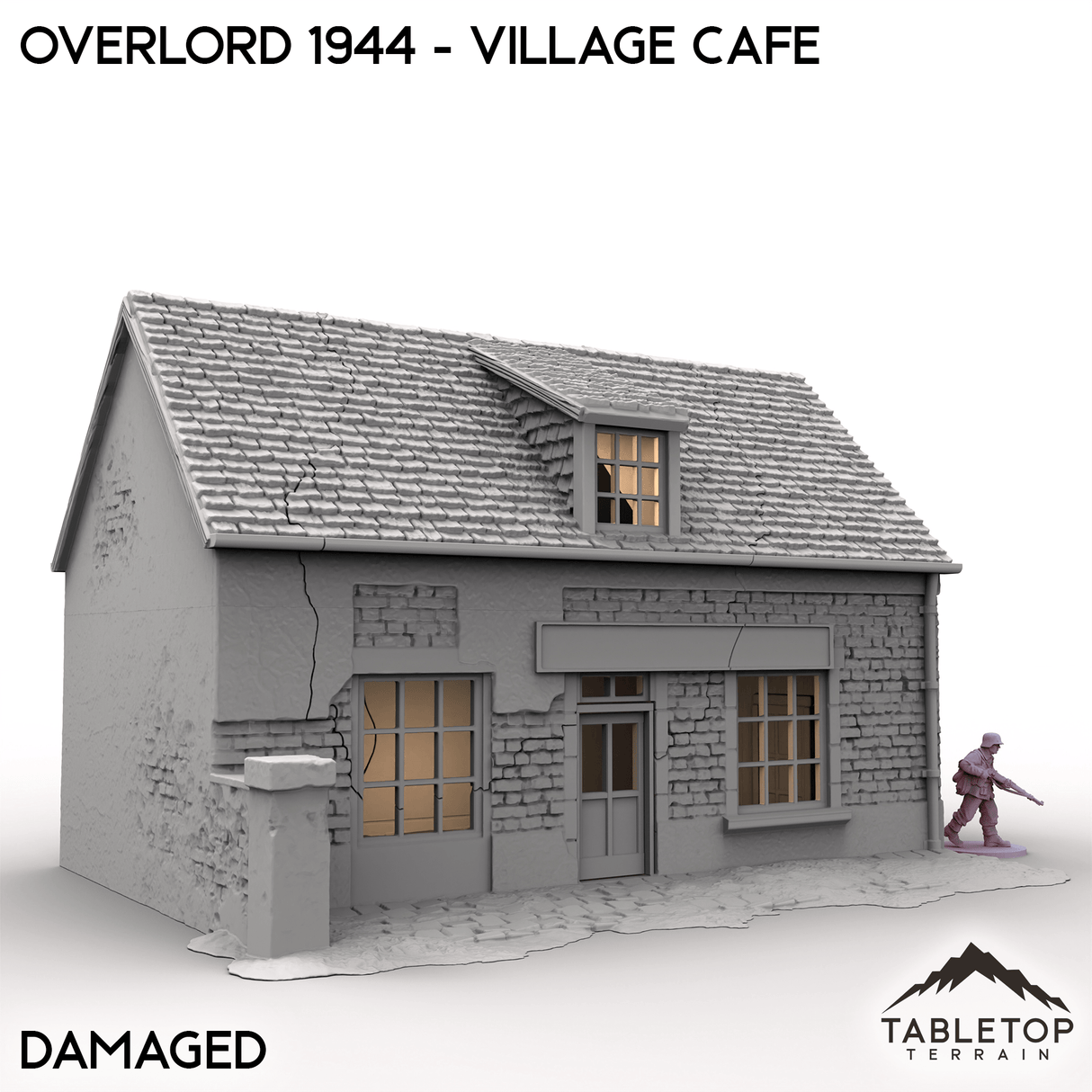 Tabletop Terrain Terrain Overlord 1944 - Village Cafe