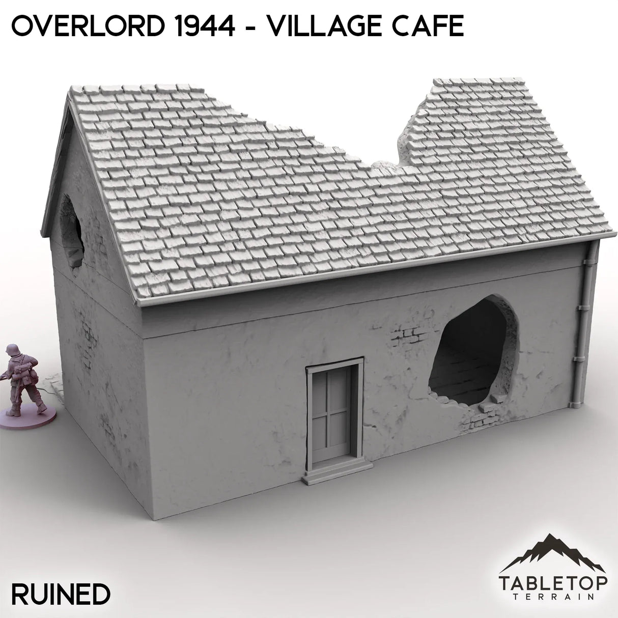 Tabletop Terrain Terrain Overlord 1944 - Village Cafe