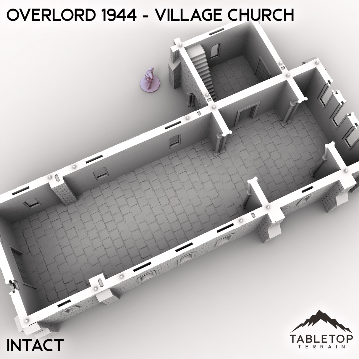 Tabletop Terrain Terrain Overlord 1944 - Village Church