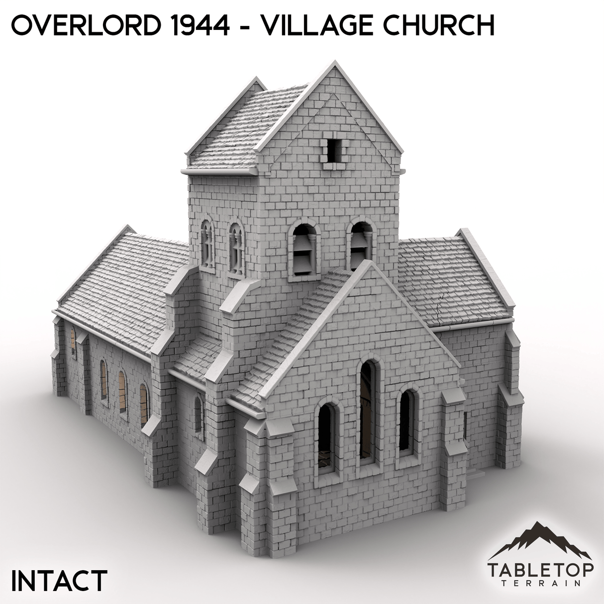 Tabletop Terrain Terrain Overlord 1944 - Village Church
