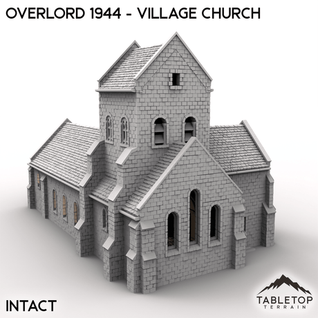 Tabletop Terrain Terrain Overlord 1944 - Village Church