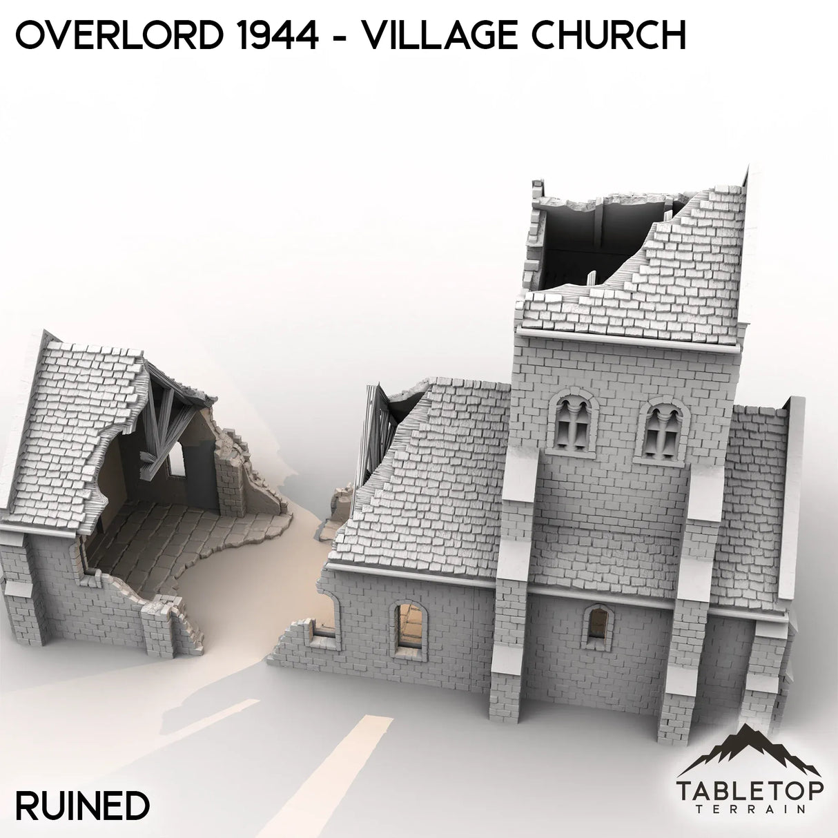 Tabletop Terrain Terrain Overlord 1944 - Village Church
