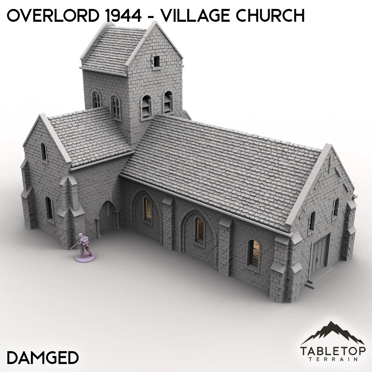 Tabletop Terrain Terrain Overlord 1944 - Village Church