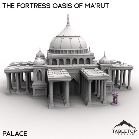 Tabletop Terrain Terrain Palace / 28/32mm The Fortress Oasis of Ma'rut