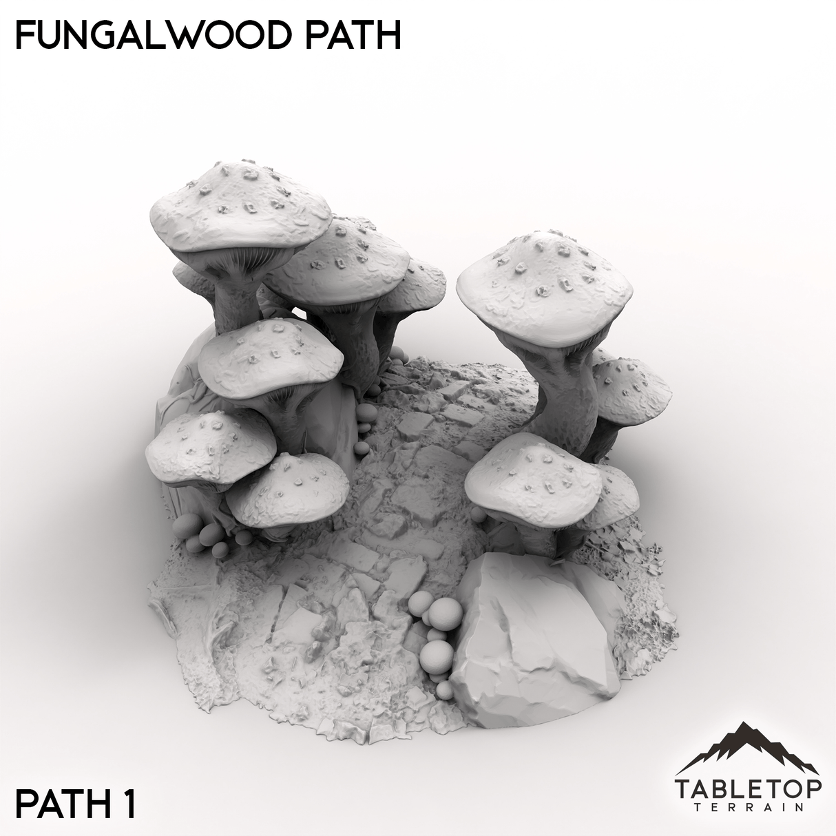 Tabletop Terrain Terrain Path 1 / 32mm Fungalwood Path