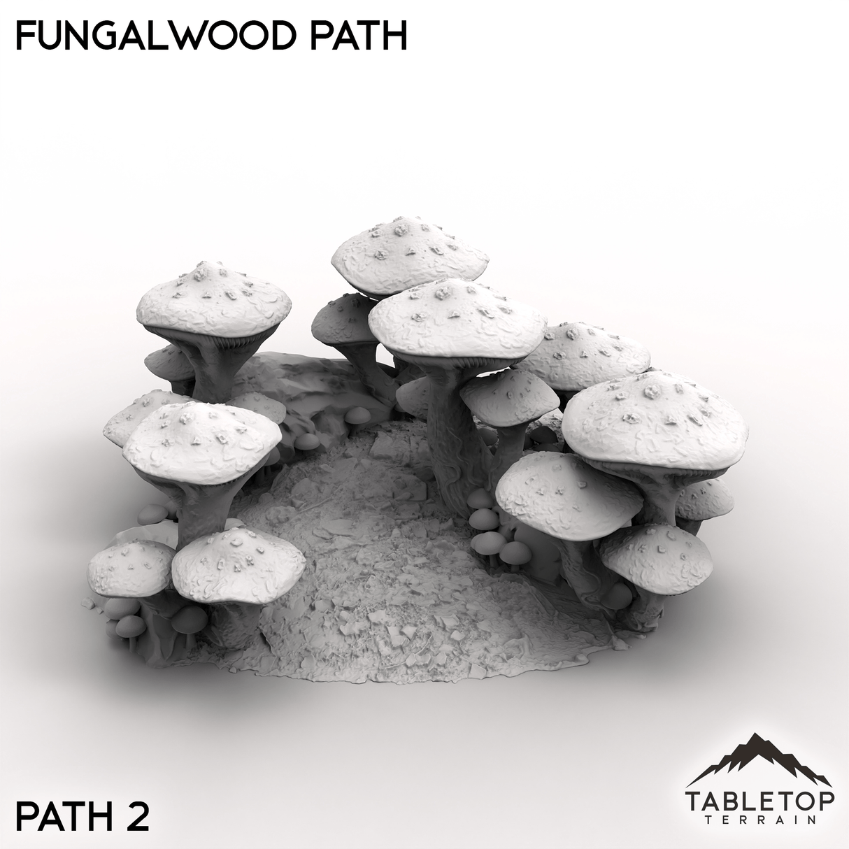 Tabletop Terrain Terrain Path 2 / 32mm Fungalwood Path