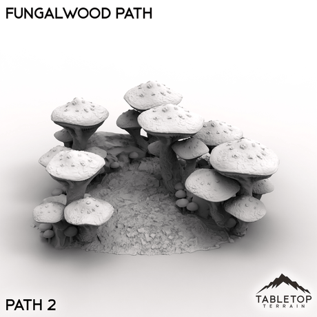 Tabletop Terrain Terrain Path 2 / 32mm Fungalwood Path