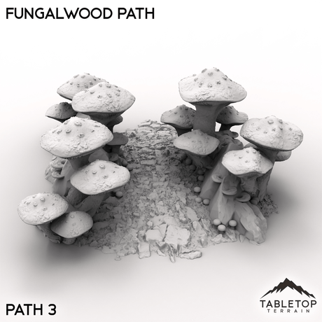 Tabletop Terrain Terrain Path 3 / 32mm Fungalwood Path