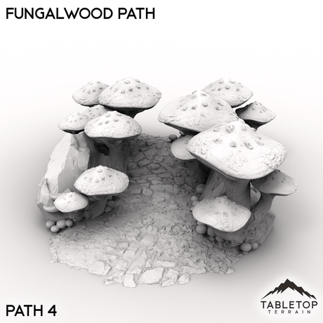 Tabletop Terrain Terrain Path 4 / 32mm Fungalwood Path