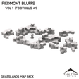 Tabletop Terrain Terrain Piedmont Bluffs Map Hill Sets - Hextech - 6mm