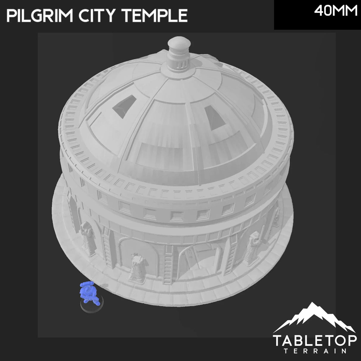 Tabletop Terrain Terrain Pilgrim City Temple - Star Wars Legion Shatterpoint Terrain
