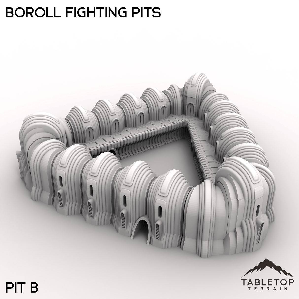 Tabletop Terrain Terrain Pit B / 28/32mm Boroll Fighting Pits