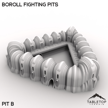 Tabletop Terrain Terrain Pit B / 28/32mm Boroll Fighting Pits