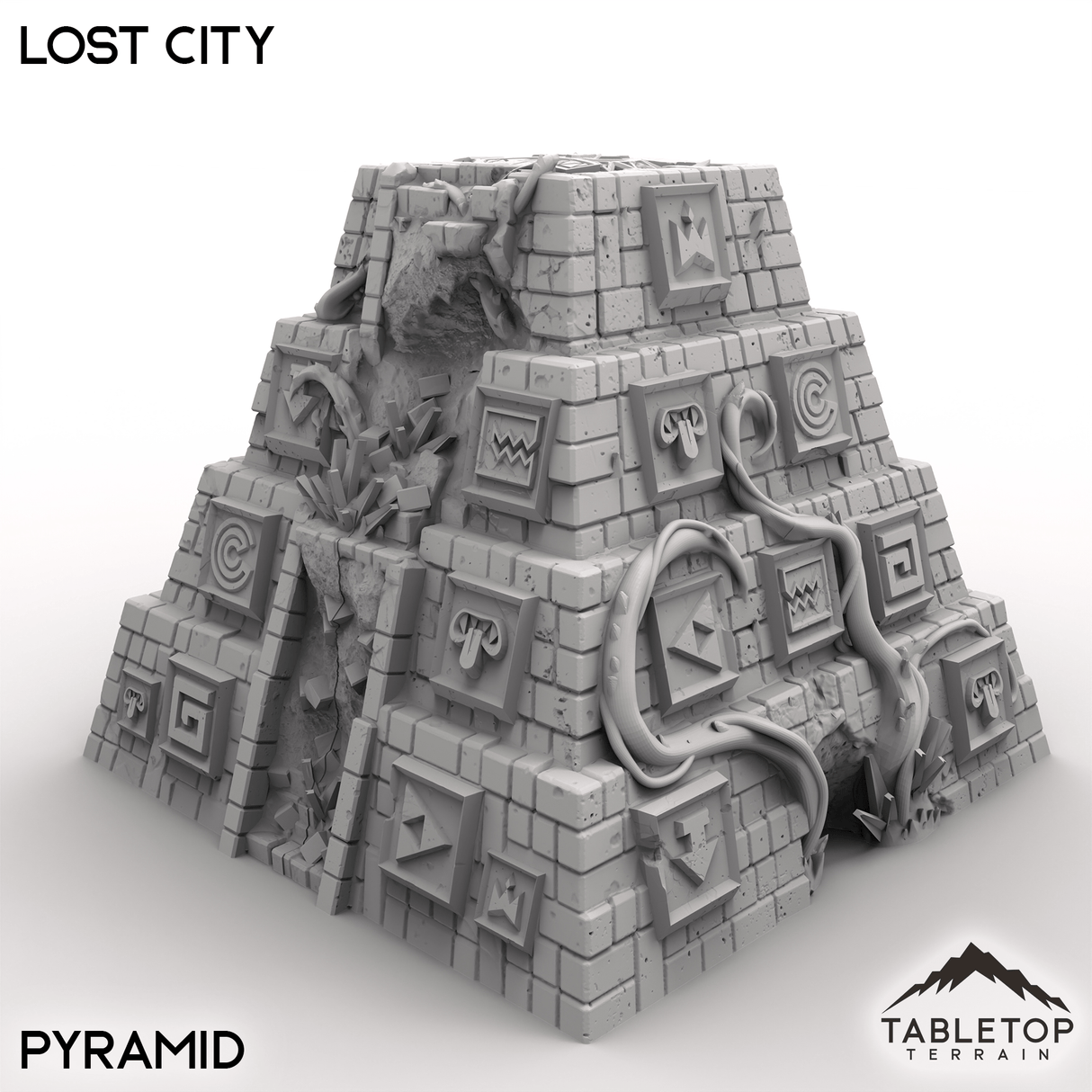 Tabletop Terrain Terrain Pyramid / 32mm Lost City